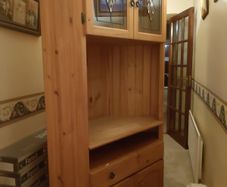 solid pine corner unit
