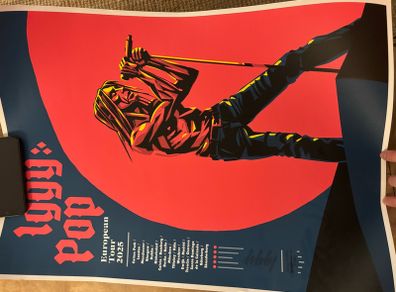 Iggy Pop Tour Poster