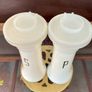 Vintage Tall 1970s MCM Atomic Retro Tupperware Salt and Pepper Shakers Image 6