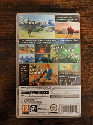 The Legend of Zelda Breath of the Wild for Nintendo Switch
