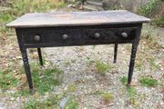 antique Victorian pine desk