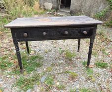 antique Victorian pine desk