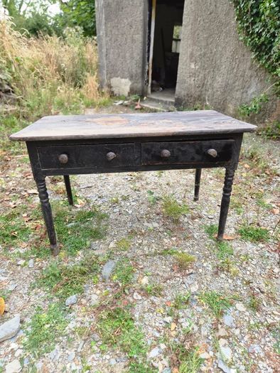 antique Victorian pine desk