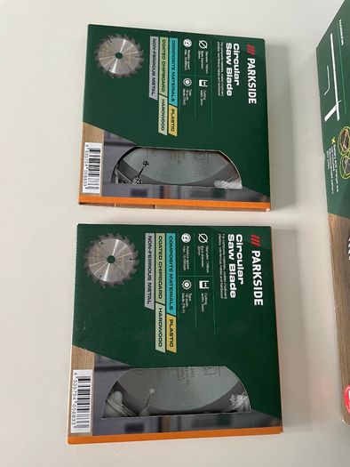Parkside Cordless Circular Saw with 2 Blades (New)