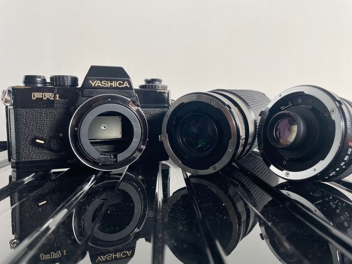 Yashica FR1 with 2lenses