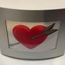 Small Brushed Steel Picture Frame For Sale Image 3