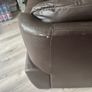 Chocolate brown leather 3+2 seater sofa set Image 3
