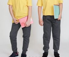 3x Childrens Yellow Polos