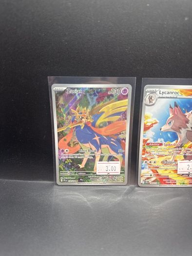 Zacian 100/094 | Lycanroc 166/159 Pokemon Cards