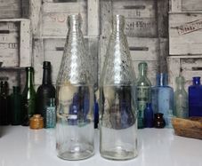 300 - Set of 2 Vintage Decorative Collectible Bottles