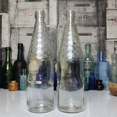 300 - Set of 2 Vintage Decorative Collectible Bottles