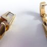 Vintage heavy 18ct gold plated men's bracelet Image 8
