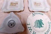 Vintage Ashtrays and Cigar Box
