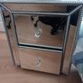 Mirrored bedside lockers Image 3