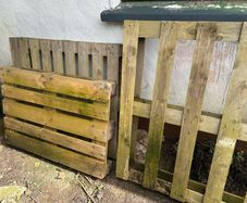 wooden pallets