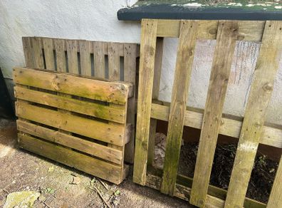 wooden pallets