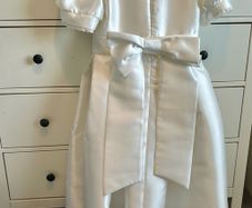 Darcy Bow Communion Dress - Victoria