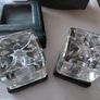Antique double ink well desk stand with matching desk rocking blotter Image 3