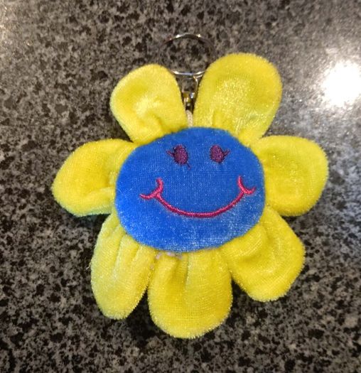 Soft Emojis & Flower Keyrings.