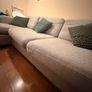 Shaped Chaise Sofa + 3 cushions Image 4