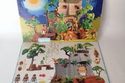 Playmobil Jungle Temple Ruin 3015(almost complete)&amp; Tree Stump Goblin 3898(Rare)