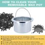 Professional Wax Heater Warmer with Handle Pot 500ml for Paraffin, Soft & Creme Wax, Salon Quality Hair Removal, Depilatory Waxing Melter, Adjustable Temperature (FREE POSTAGE) Image 6