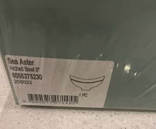 Louise Kennedy Tipperary Crystal BNWT Aster bowl 9inch