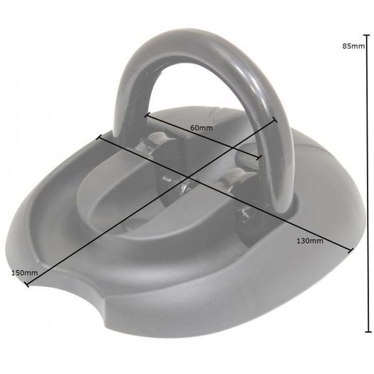 Heavy Duty Flip Up/Down Ground & Wall Security Chain Anchor