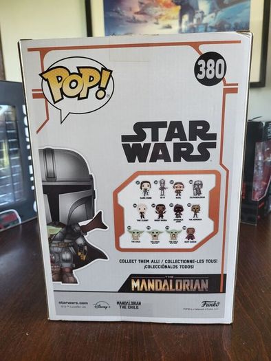 Jumbo 10 inch Mandalorian with child Funko Pop
