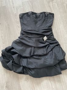 Black Ruched Dress