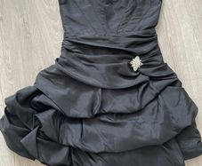 Black Ruched Dress