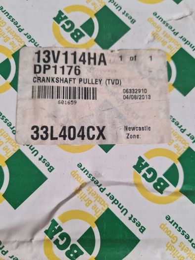 Bga Dp1176 Crankshaft Pulley For Citroen Peugeot Brand New Car Engine Parts