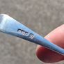 5 X Cooper Bros Shell Pattern Sterling Silver Teaspoons Image 9