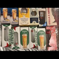 Birra Moretti Sale di mare guinness BLUE moon Pint Glass Beer Limited edition Heineken Stella Bavaria Pint Glasses Beer Heineken carlsberg Pint beer Glass brand new with box