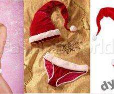 Brand new red underwear with fur size UK20 EUR48/50 Postage included