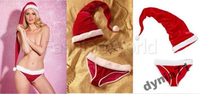 Brand new red underwear with fur size UK20 EUR48/50 Postage included