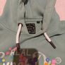 SuperDry Green ladies hoodie sweatshirt Size 12 Image 2