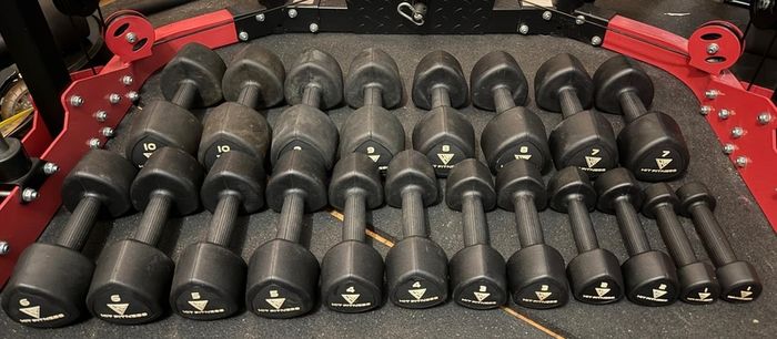 Dumbbells 1 - 10KG Pairs + Dumbbells Rack