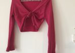 Bluezoo sparkly pink cardigan age  5/6