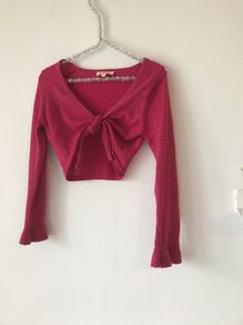 Bluezoo sparkly pink cardigan age  5/6