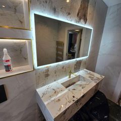 sink made by tiles