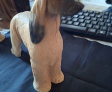 Beautiful Old Afghan Hound figurine, Postage Available or collection