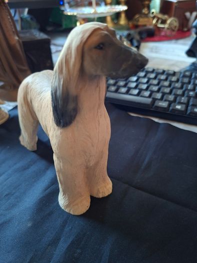 Beautiful Old Afghan Hound figurine, Postage Available or collection