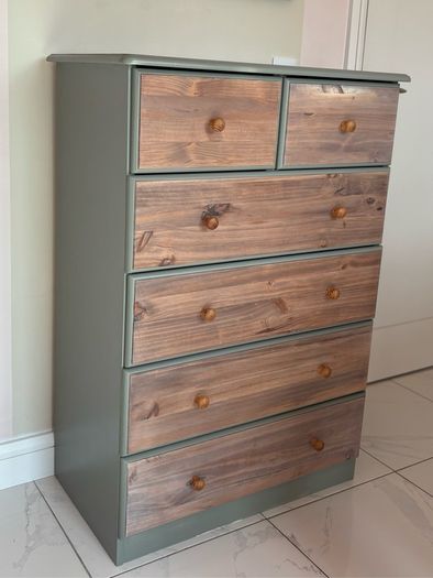 Hand finished chest of drawers.
