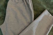 Object Tailored Trousers - Ankle Grazer Straight Leg Check - Size 38