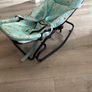 Mothercare Baby Bouncer Rocker - Light Blue Animal Print Image 3