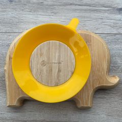 Eco Rascals Bamboo Elephant Suction Plate