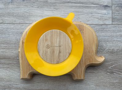 Eco Rascals Bamboo Elephant Suction Plate