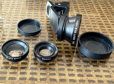 Lenses for a mobile phone