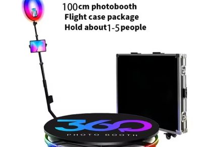 360 Photo/Video Booth 100 cm Platform for 1-5 people